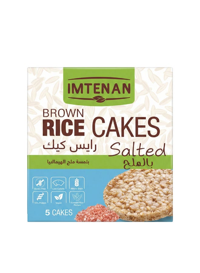 Imtenan Salted Brown Rice Cakes - 5Pcs 35g - Image 1